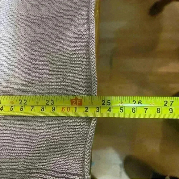 Eileen fisher 100% linen size large lavender mauve 3/4 length cardigan mint cond - Picture 11 of 11